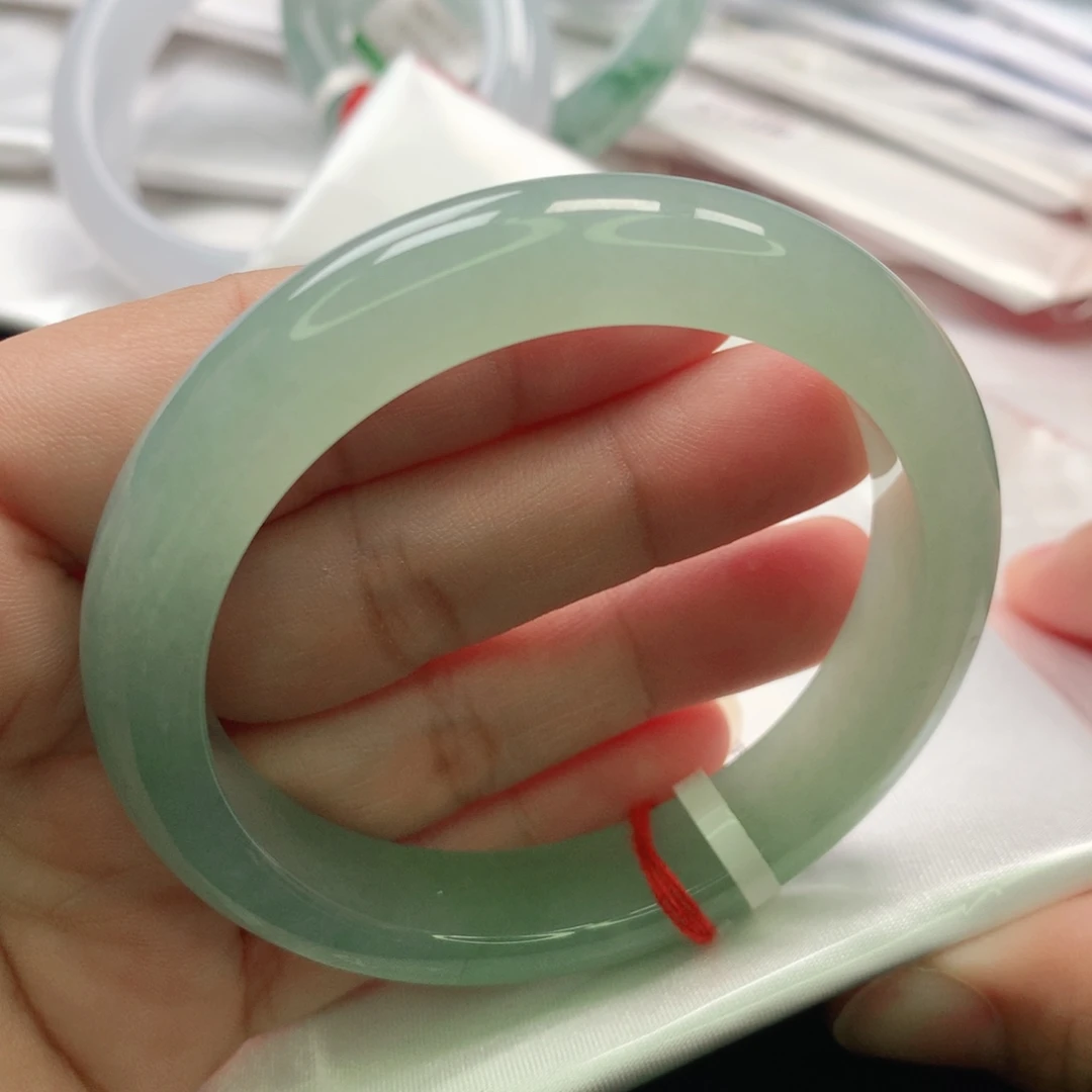 s***y翡翠未镶嵌手镯缅甸54