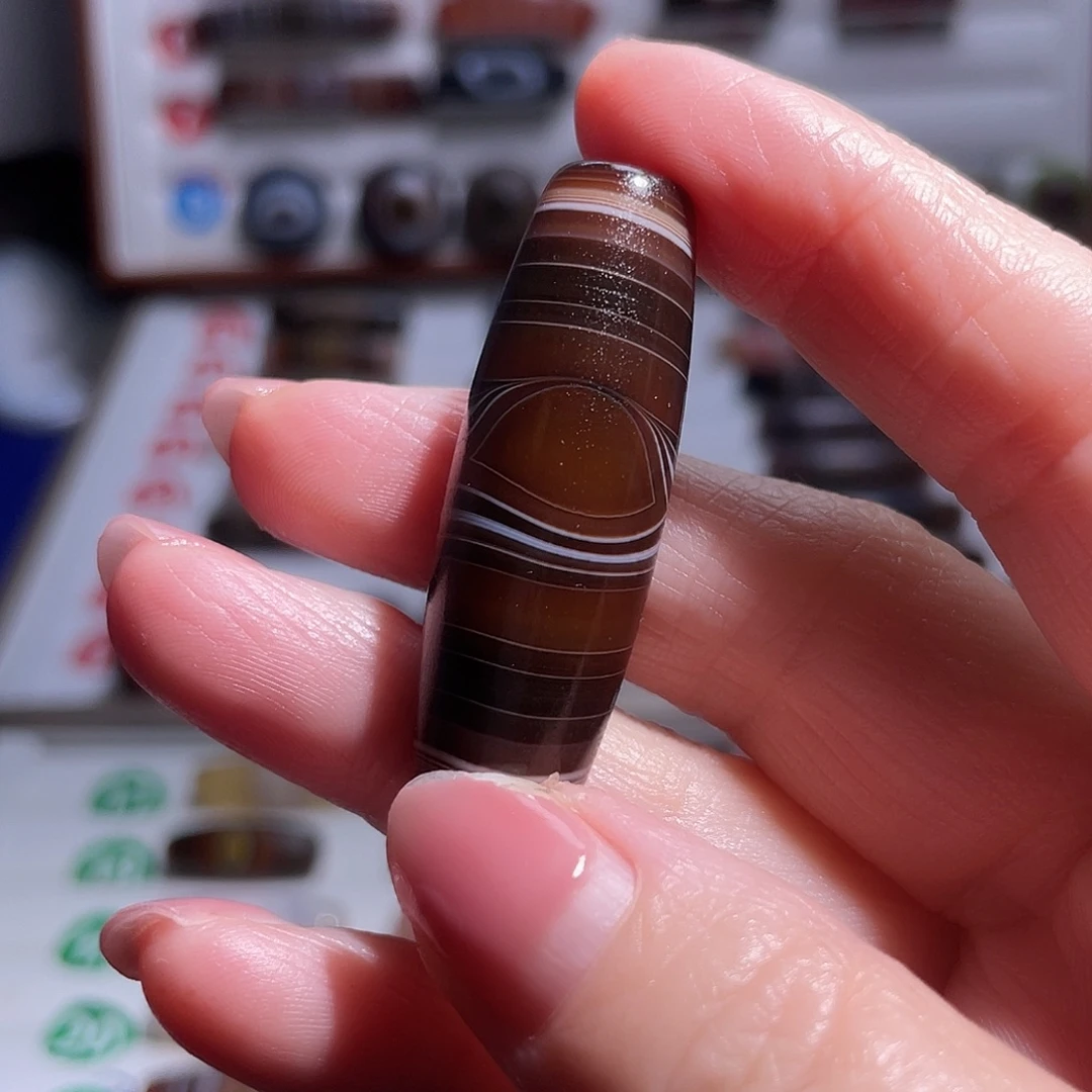 老***丈玛瑙未镶嵌吊坠玛瑙桶珠