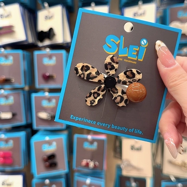 大豹纹花花鸭嘴夹