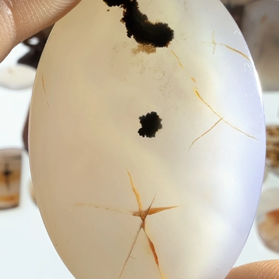 未镶嵌玛瑙/玉髓珠宝半成品