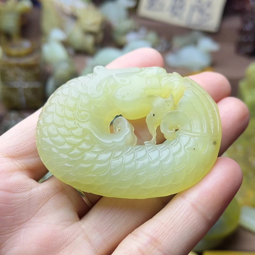 白玉菩提吊坠5。。