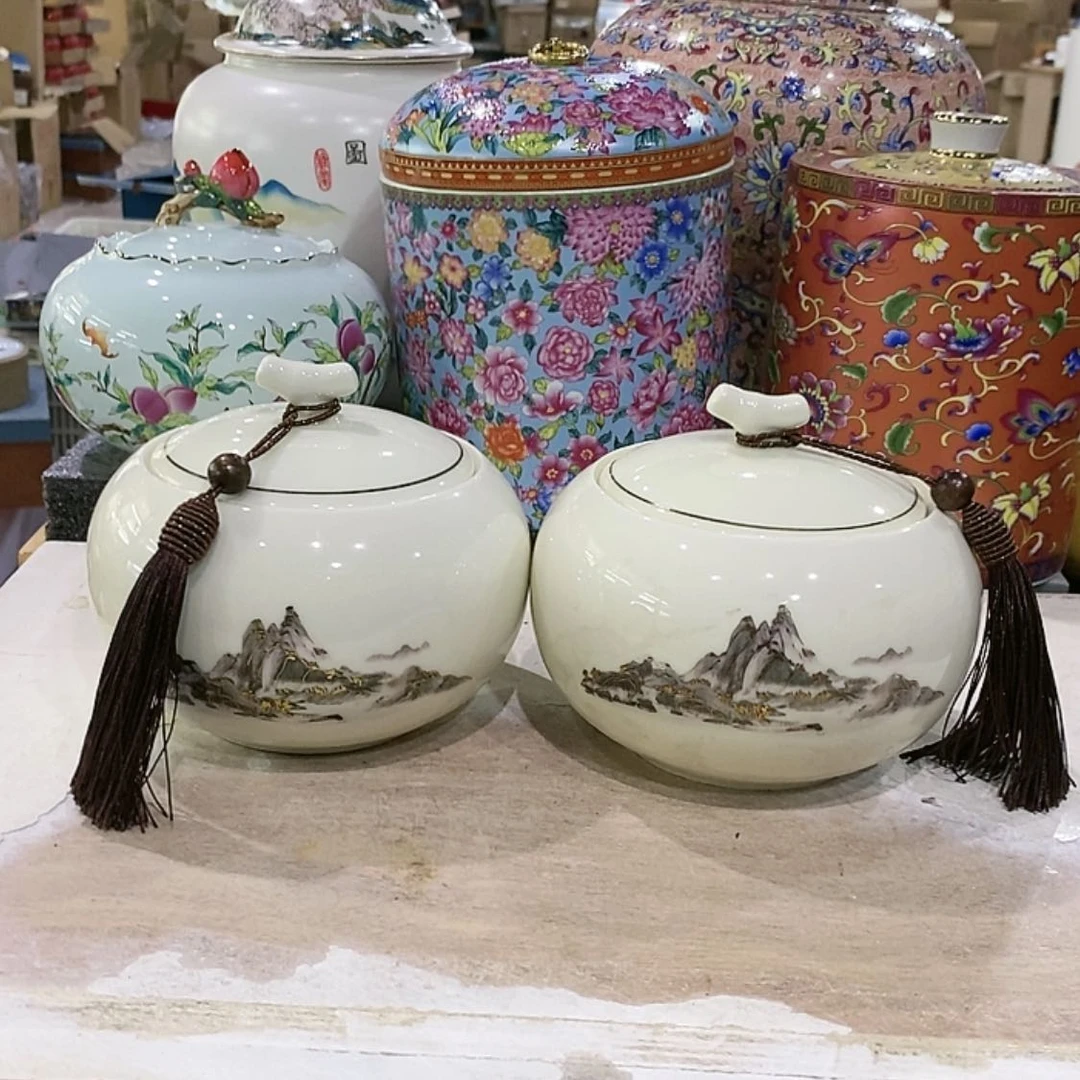 【闪购商品】罐茶叶罐陶瓷茶叶罐