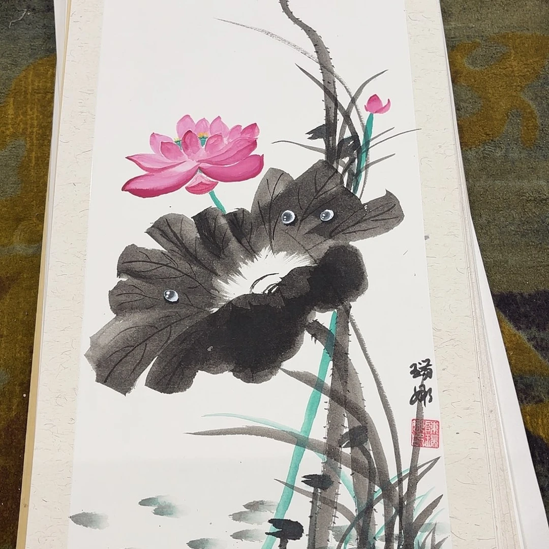 国画33-66卡纸作品童