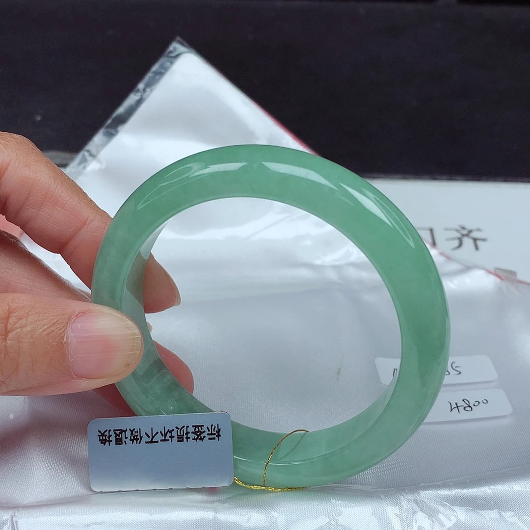 未镶嵌手镯翡翠56圈0185