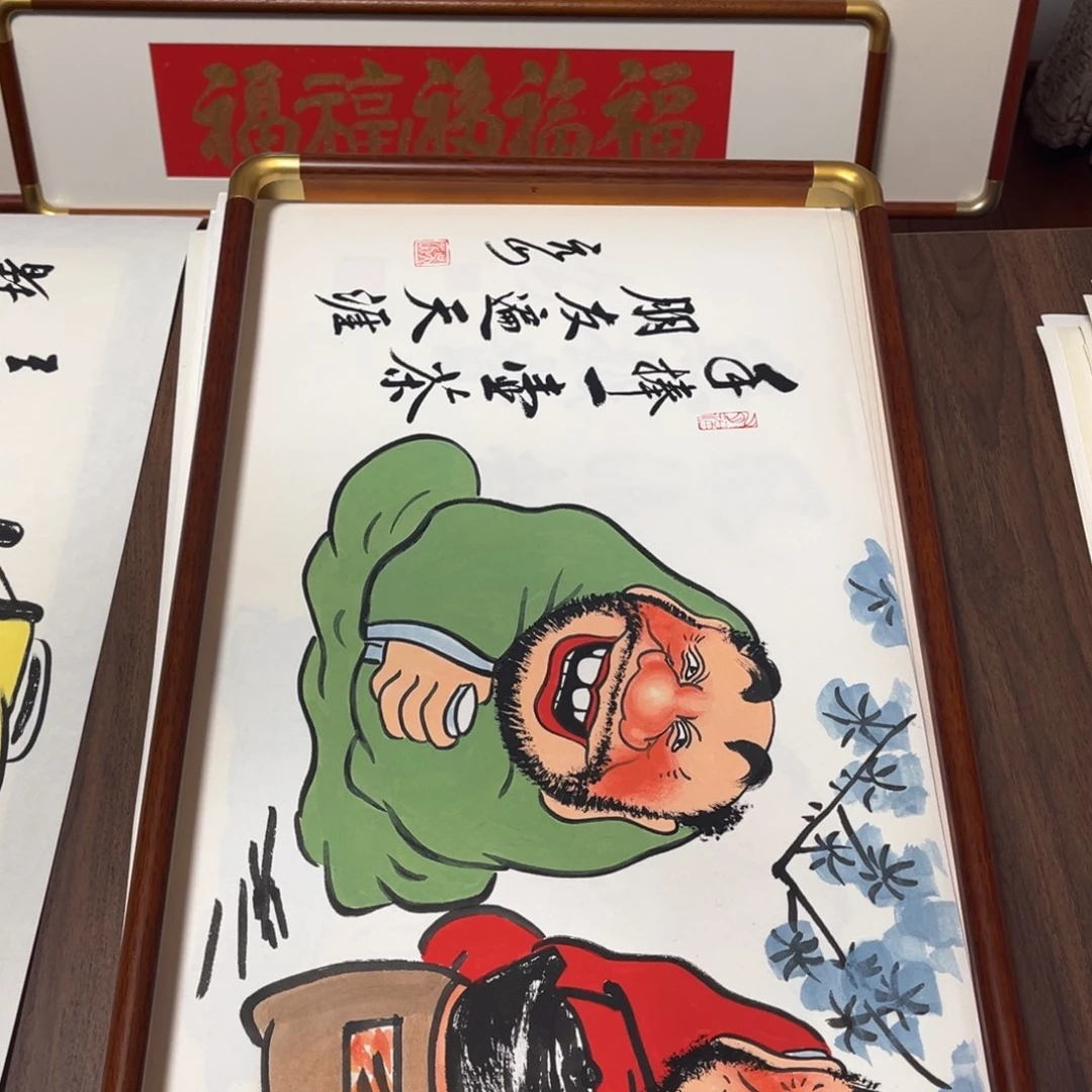 国画纯手绘禅意画作品