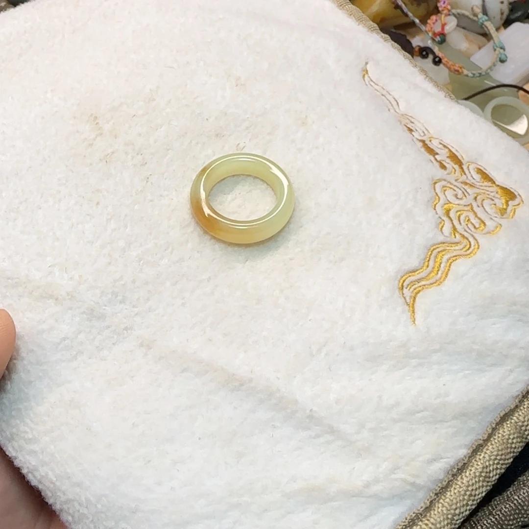 和田玉戒指未镶嵌k*安