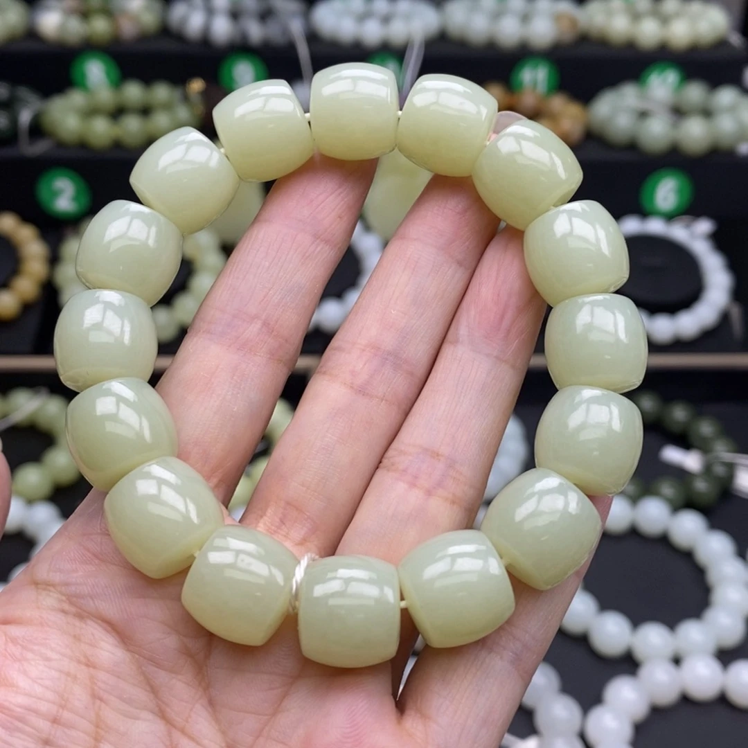 手链未镶嵌和田玉14mm