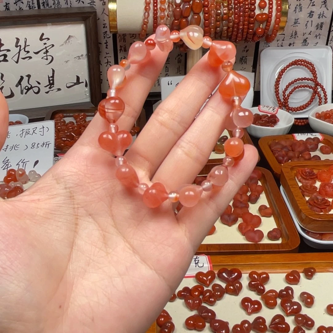 南红玛瑙未镶嵌手串