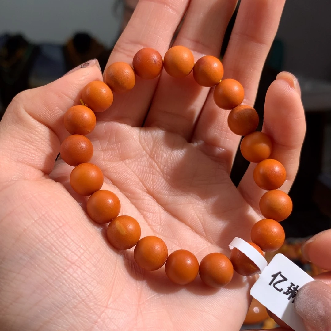 蜜蜡手串未镶嵌天然