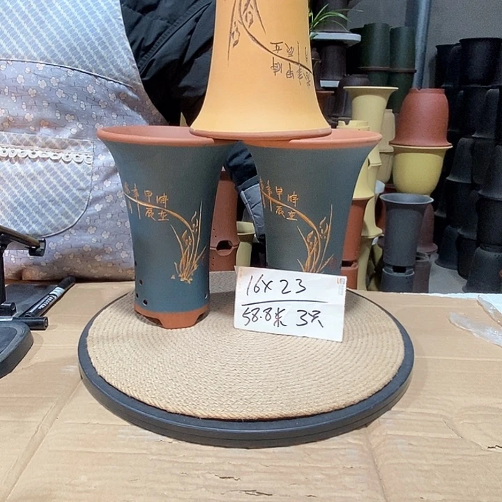 紫砂花盆紫砂花盆