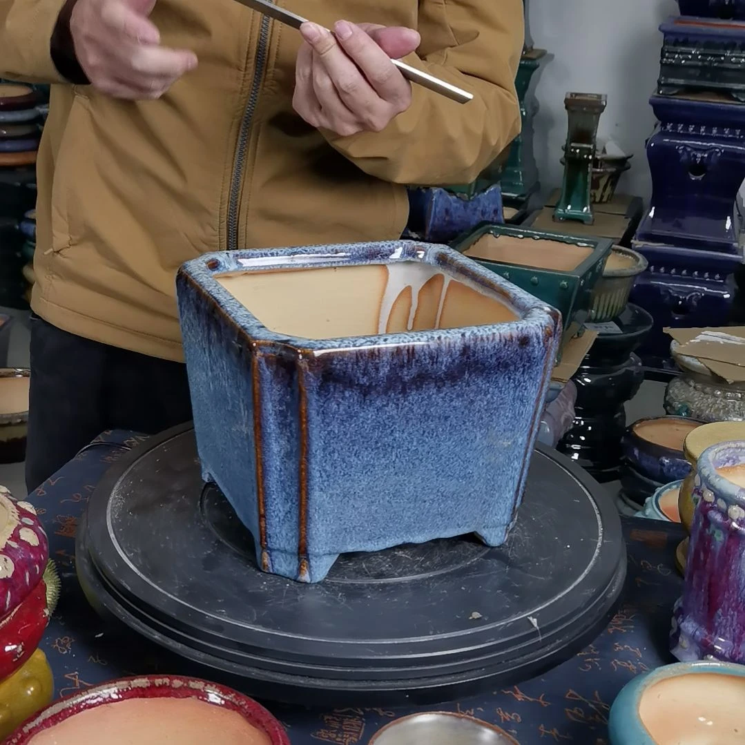 71内口19深14.5石湾花盆默认微瑕