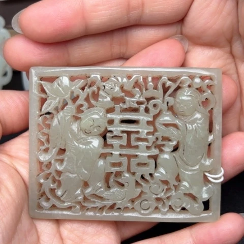 和田玉挂件未镶嵌