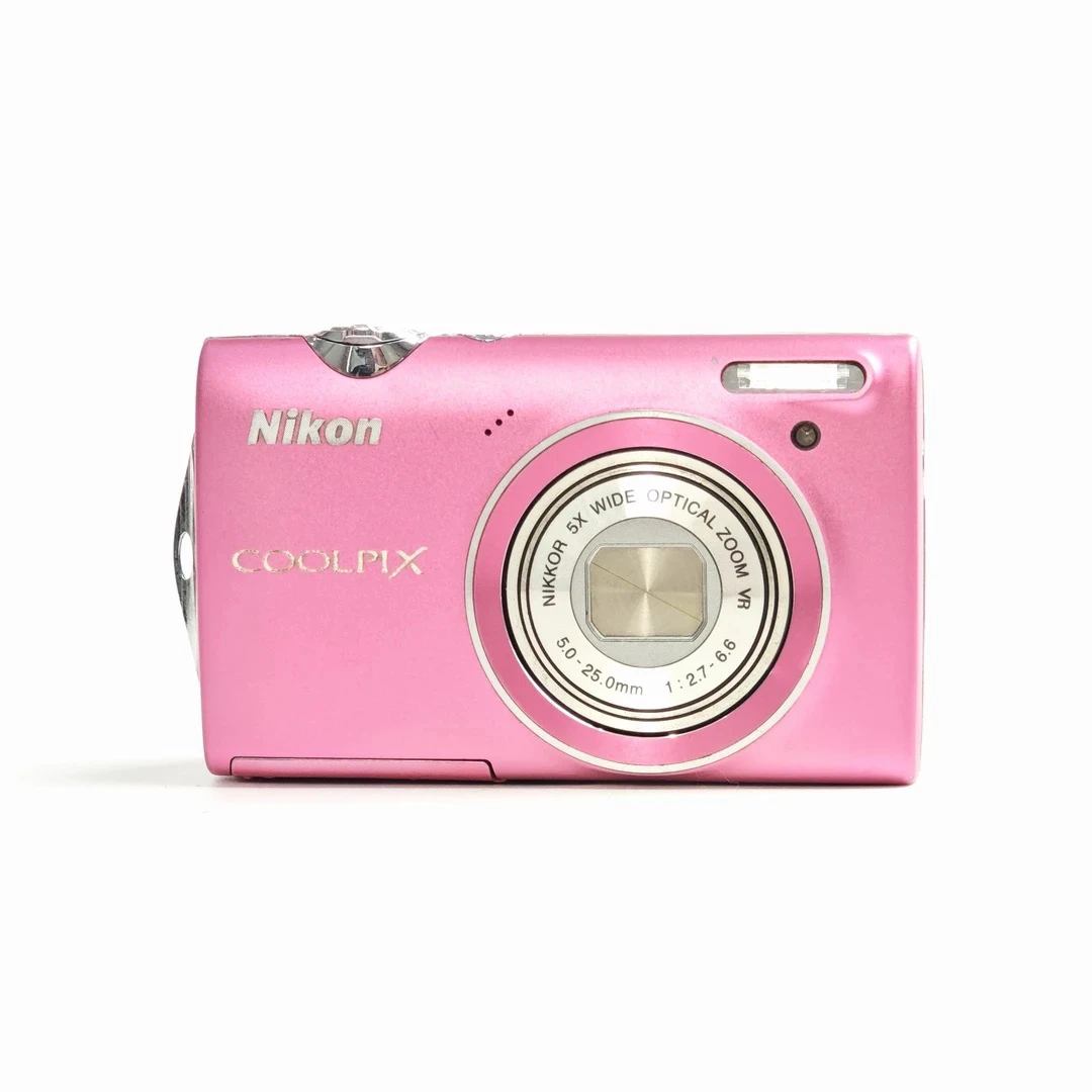 95新 Nikon/尼康 s5100粉色1220万像素5倍变焦ccd数码相机