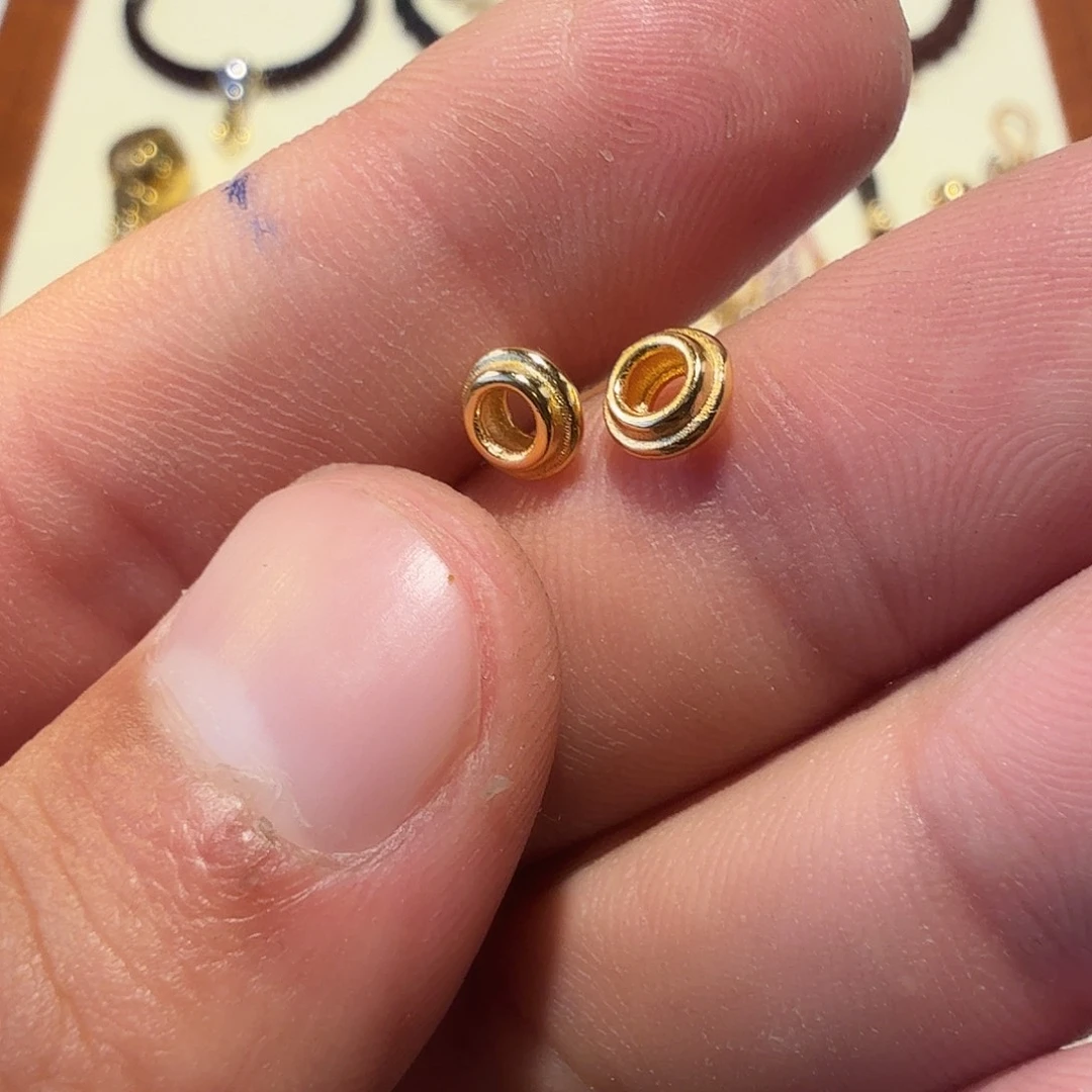 铜铁合金类飞碟轴一对