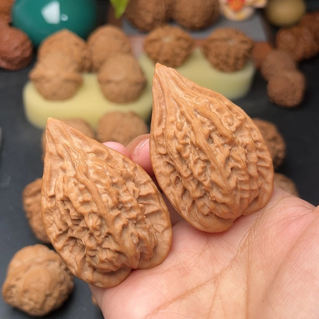 把件文玩核桃红缨枪37