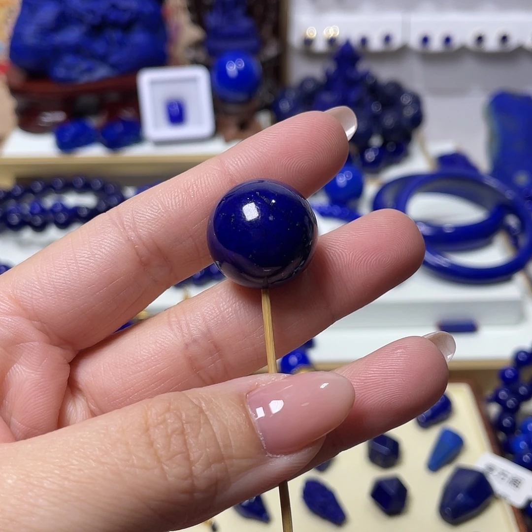 用***4青金石未镶嵌2.0单珠