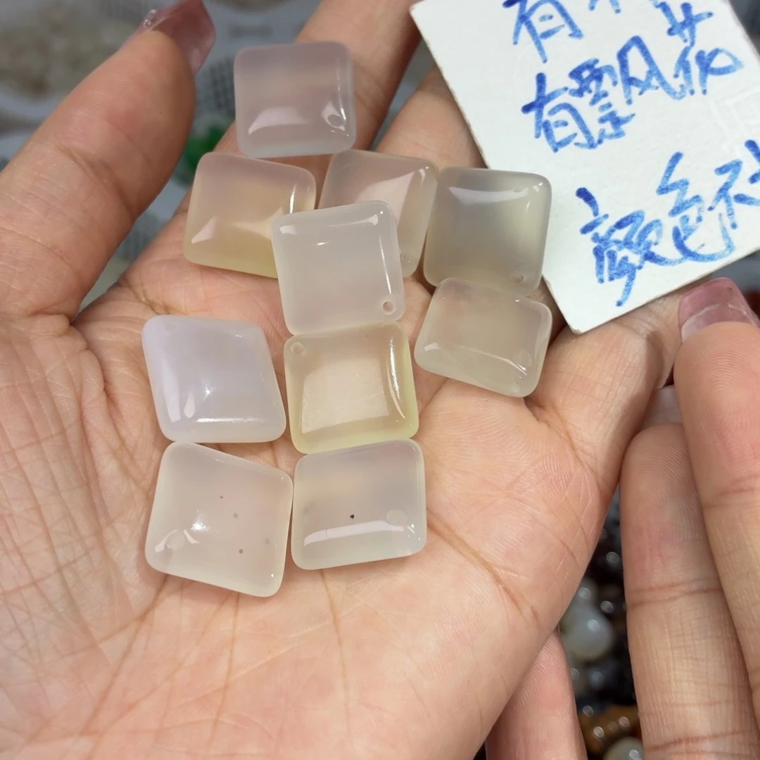 玛瑙/玉髓未镶嵌吊坠(不含链)