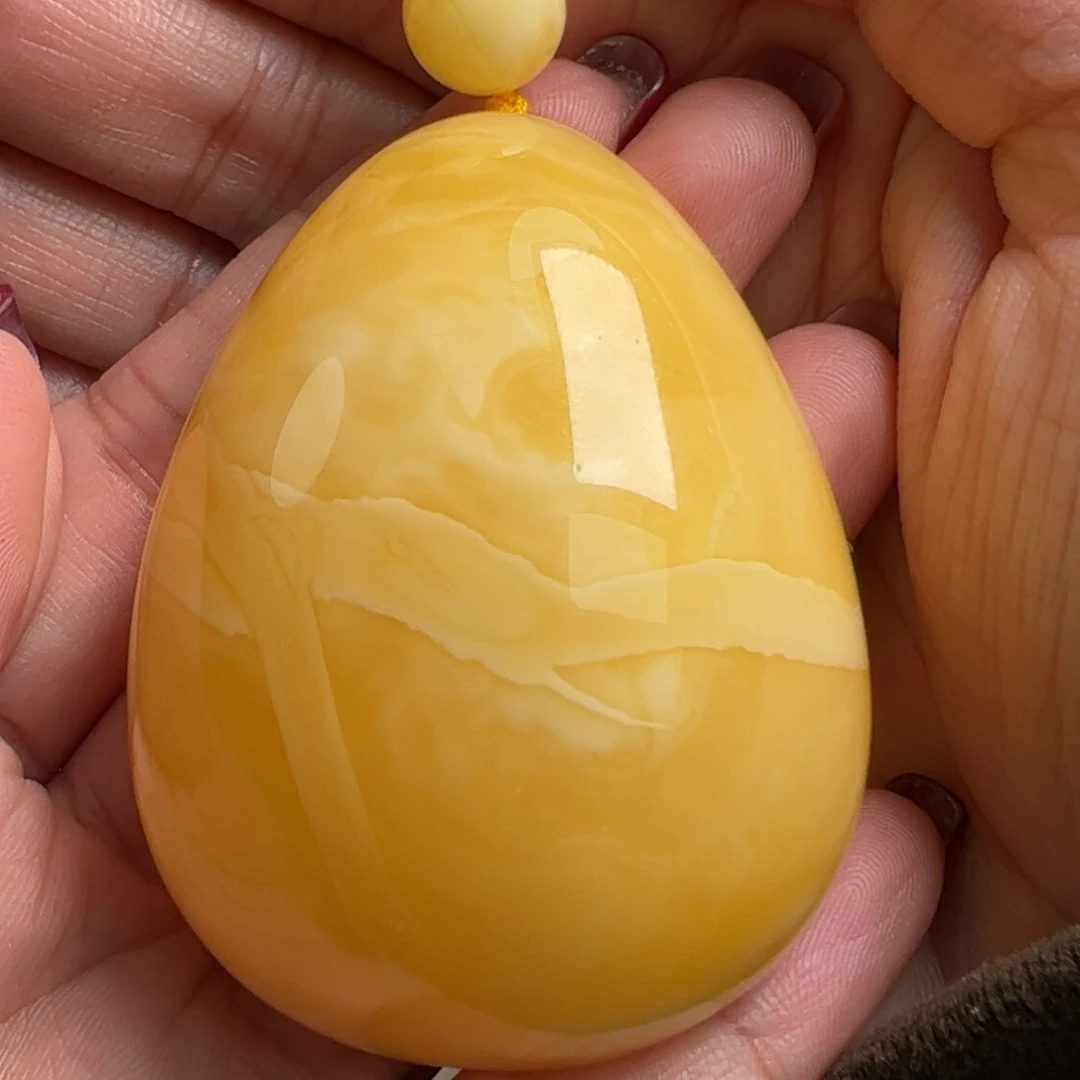 蜜蜡毛衣链未镶嵌无优化