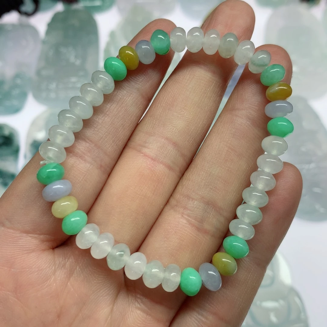 翡翠颈饰未镶嵌j*u手串