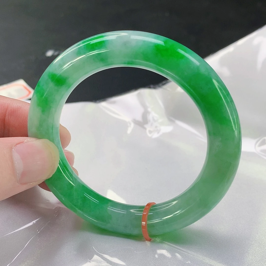 翡翠手镯未镶嵌825缅甸天然翡翠A货