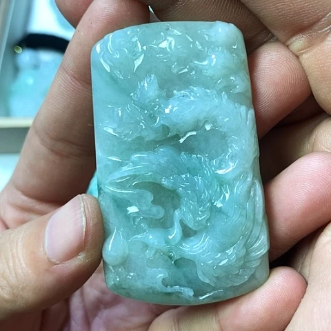 翡翠未镶嵌颈饰天然缅甸翡翠a货