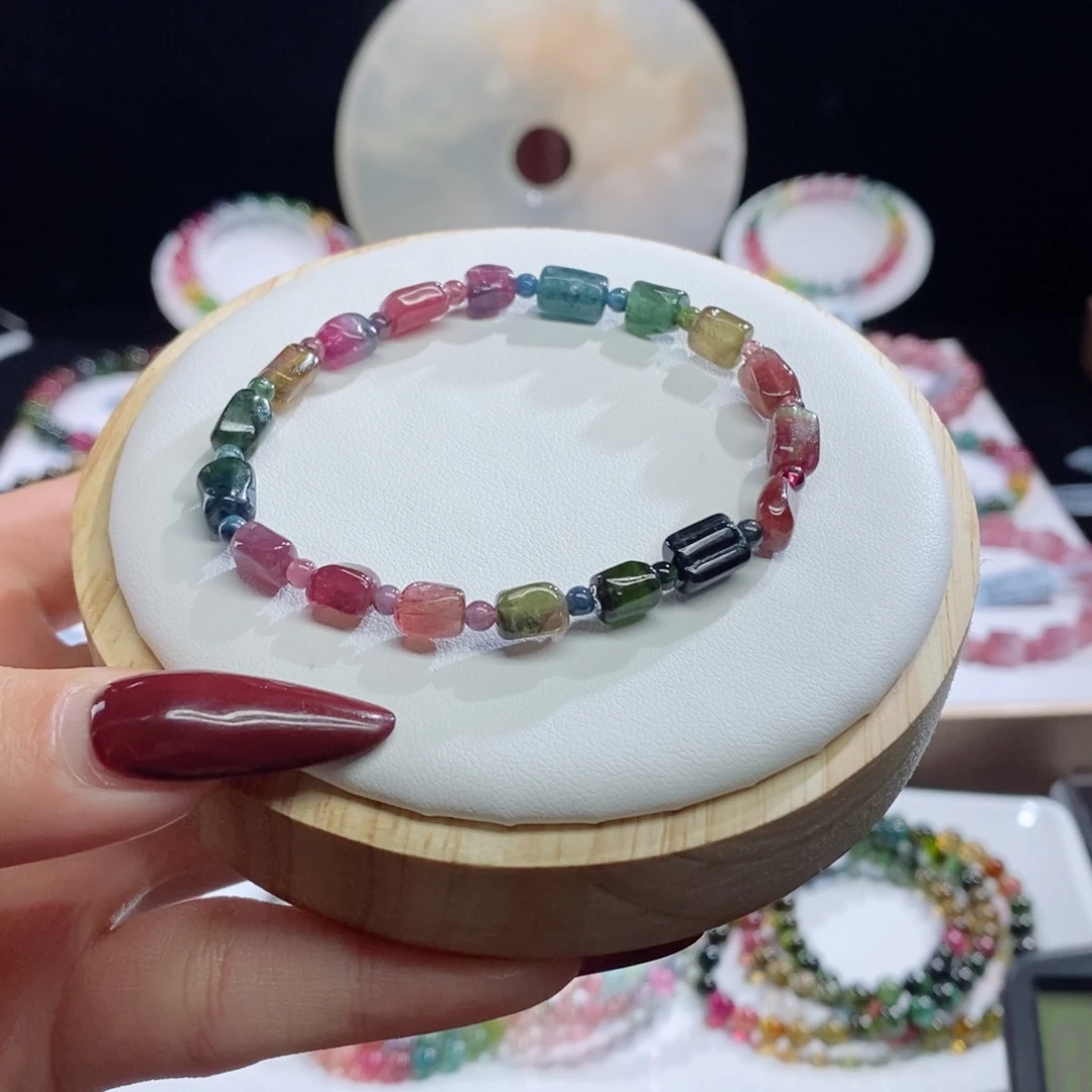 碧玺手链未镶嵌方糖