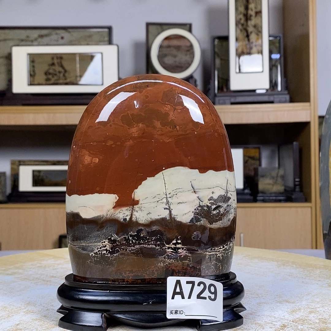 印石昌化石广西国画石摆件