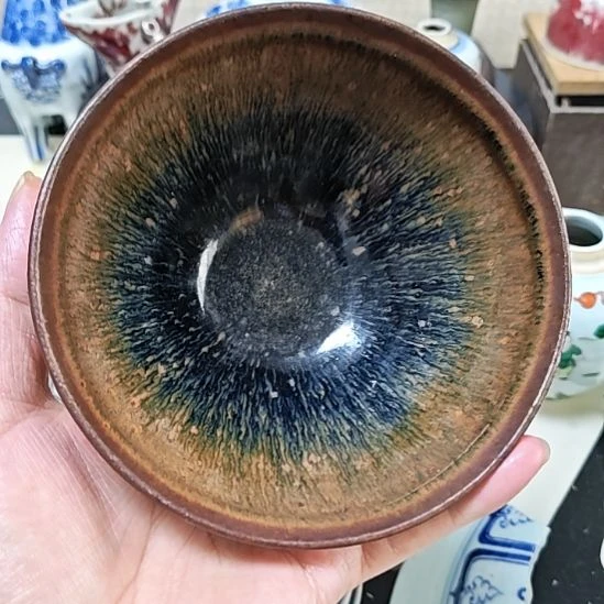 视****瓷片漱口掌吐口掌一个