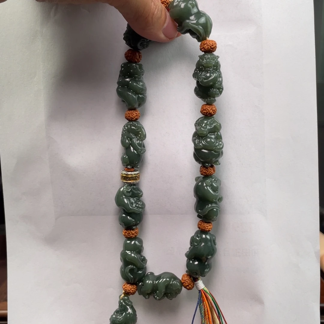 未镶嵌和田玉摆件和田玉手串未镶嵌