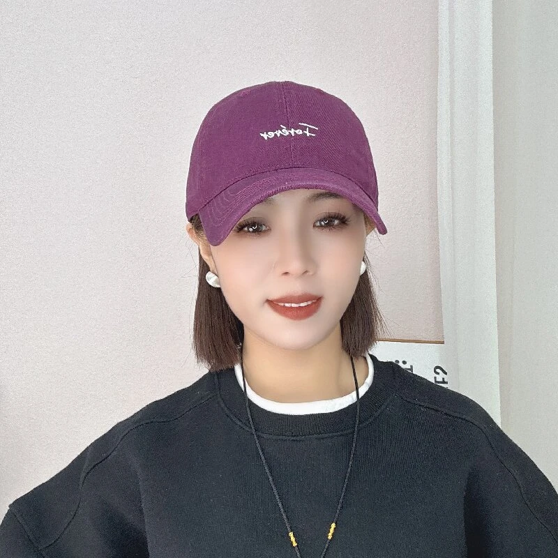 Forever 水洗软顶男女韩版宽檐逛街时尚百搭鸭舌帽显脸小不塌顶