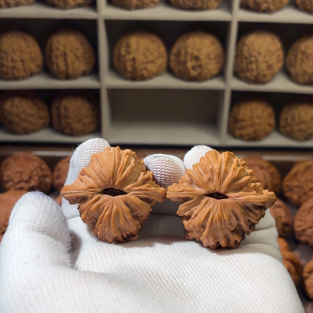 把件文玩核桃43尺全品四座楼