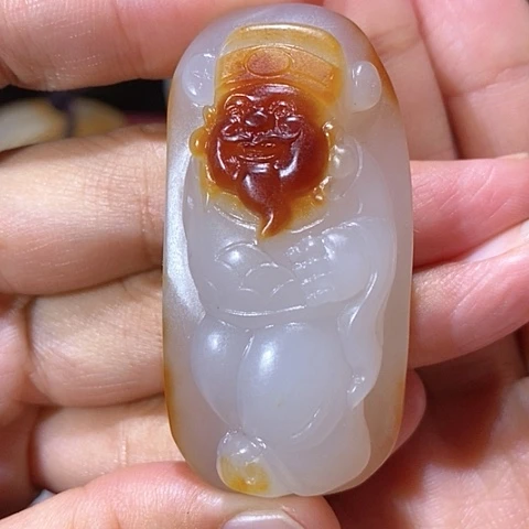 【闪购商品】未镶嵌和田玉挂件灰***?