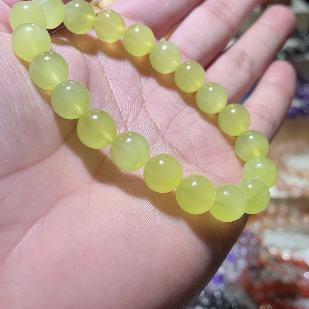 葡萄石未镶嵌手绳