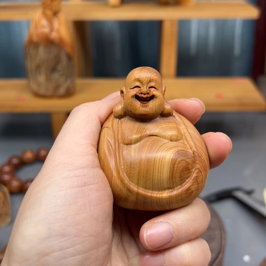 清***落木崖柏木摆件手把件
