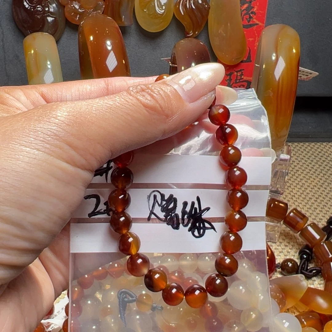 玛瑙/玉髓颈饰合金乖****的2