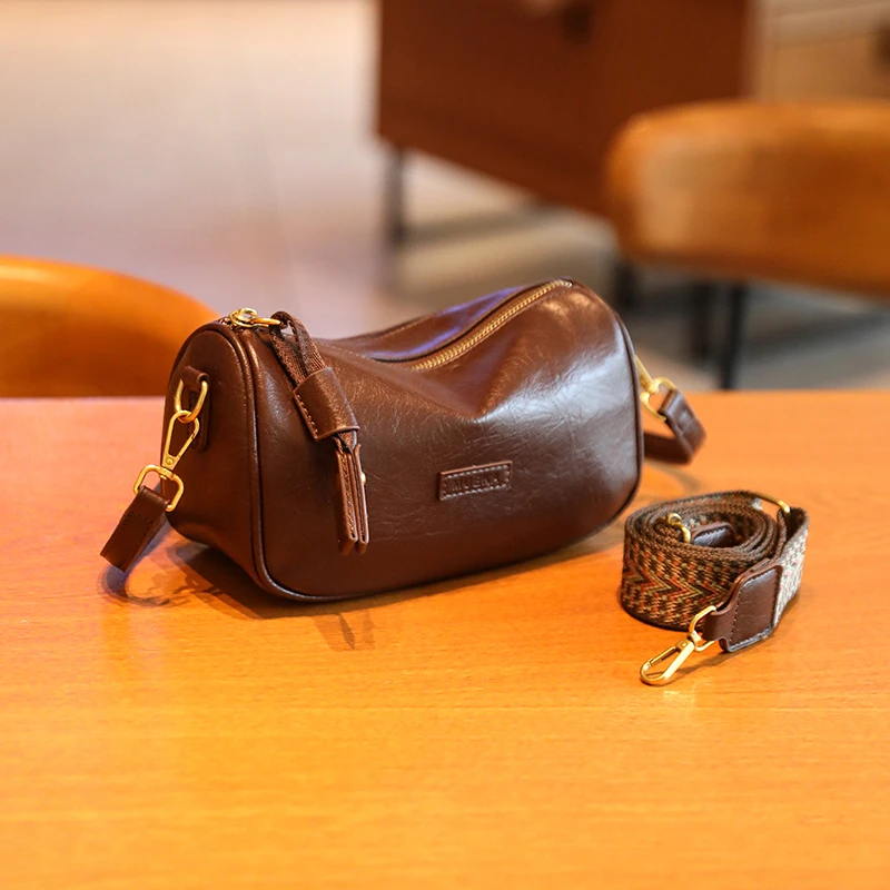 【FEINUO/妃诺】枕头包女2025新款高级感复古女士单肩斜挎小包女