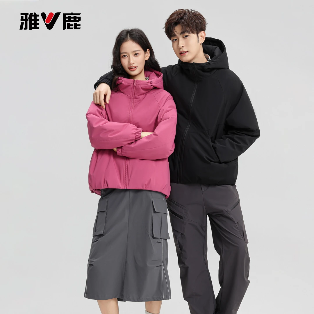 【雅鹿】雅鹿情侣款双面穿羽绒服 YZ607B14330