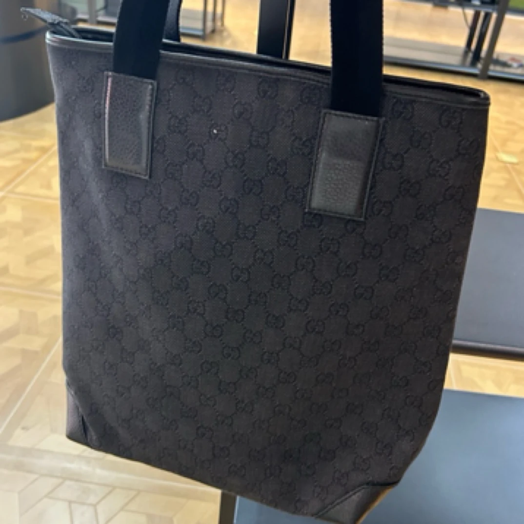 95新 GUCCI/古驰 经典款式手提包简约设计实用帆布包