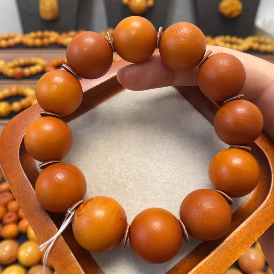 蜜蜡未镶嵌手链蜜蜡