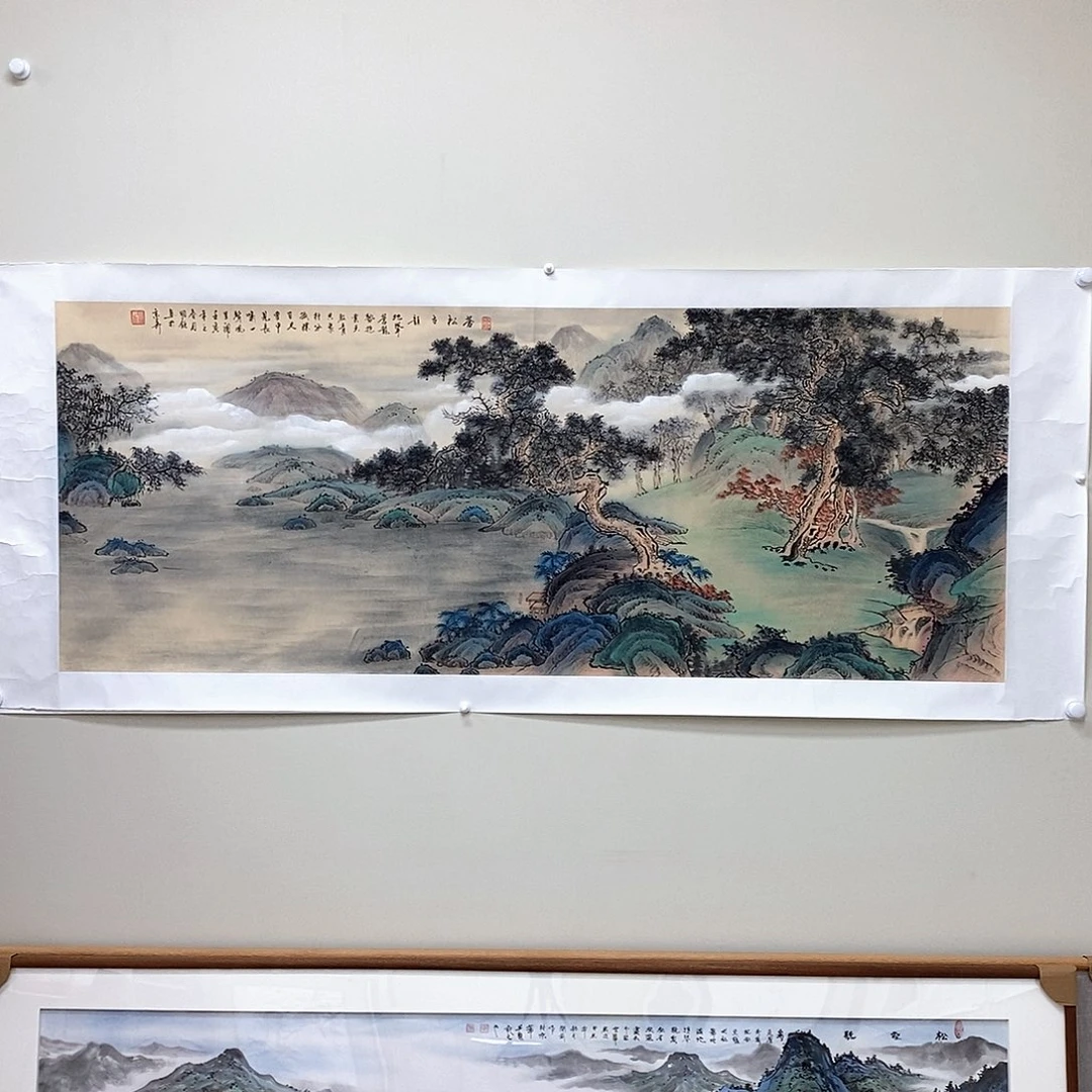 用***9国画明锐小六尺精品佳作