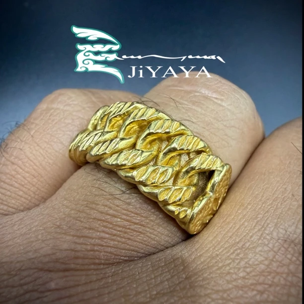 合金戒指 金色民族风杰亚亚戒指