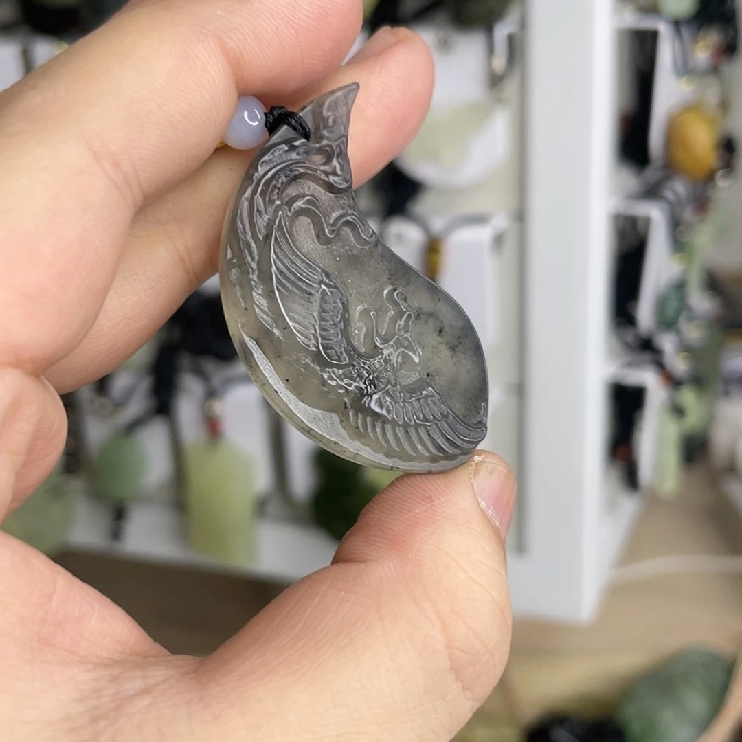 【闪购商品】岫玉颈饰未镶嵌忧****3凤