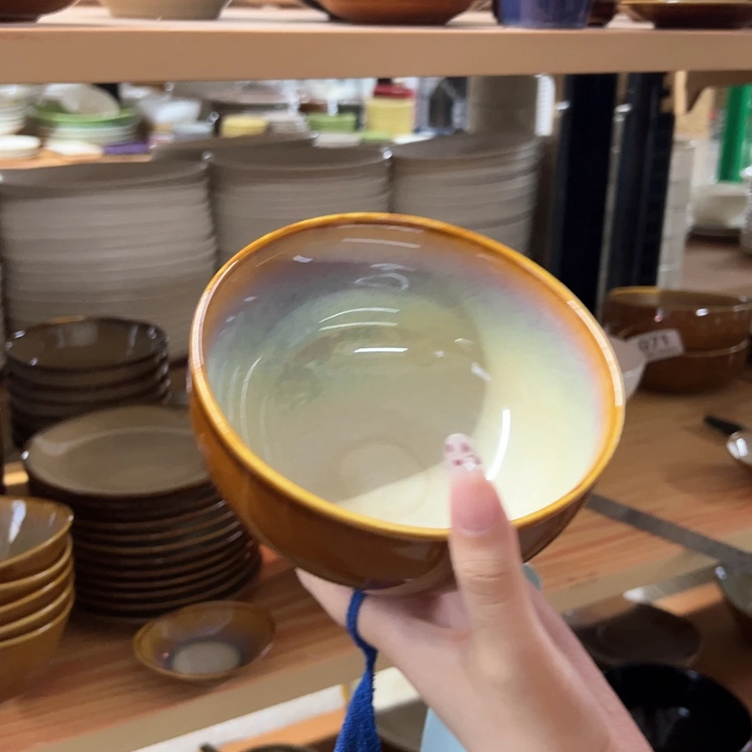 新骨瓷 072微瑕曼谷棕5.5寸米饭碗