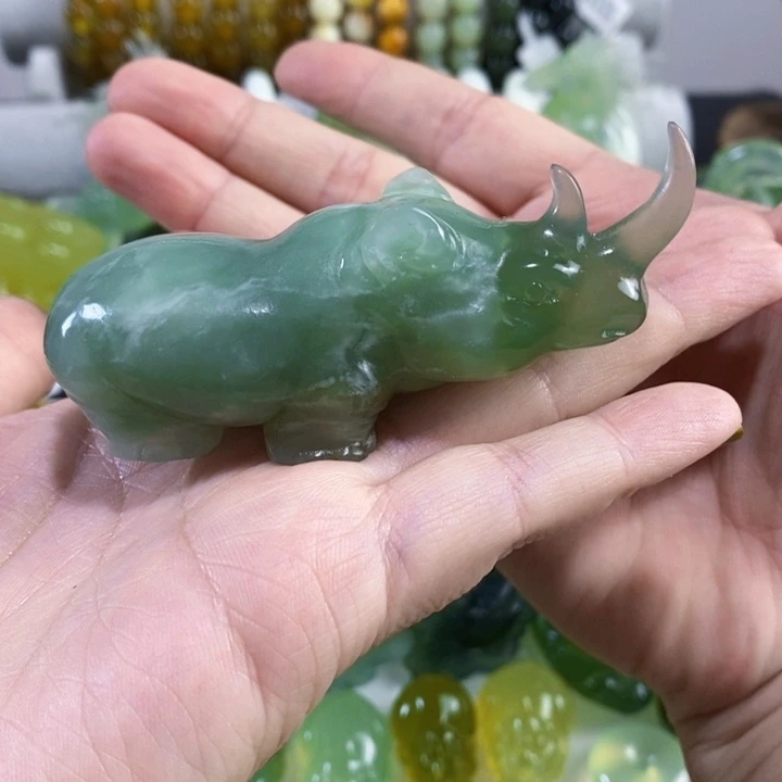 未镶嵌岫玉手把件