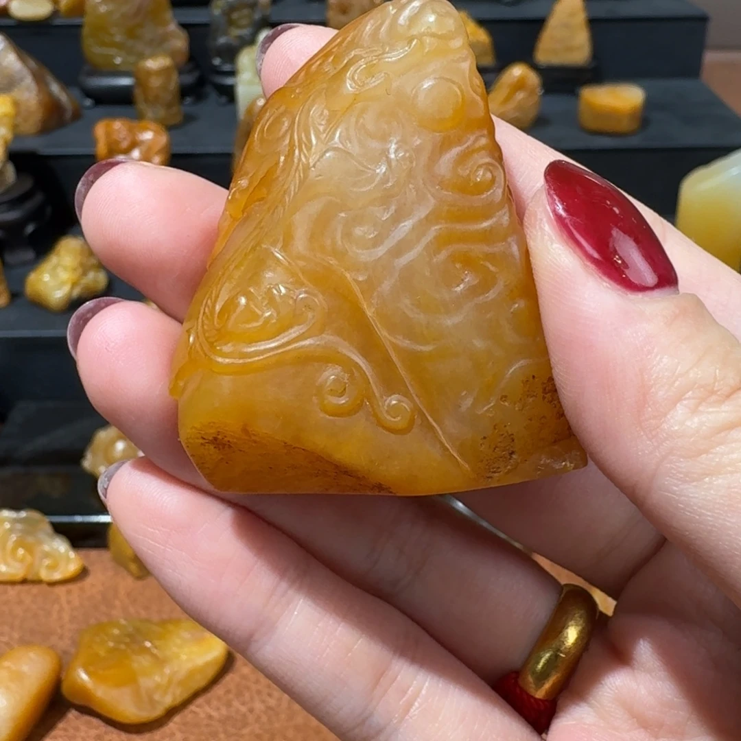 K***g寿山石印石寿山石雕刻