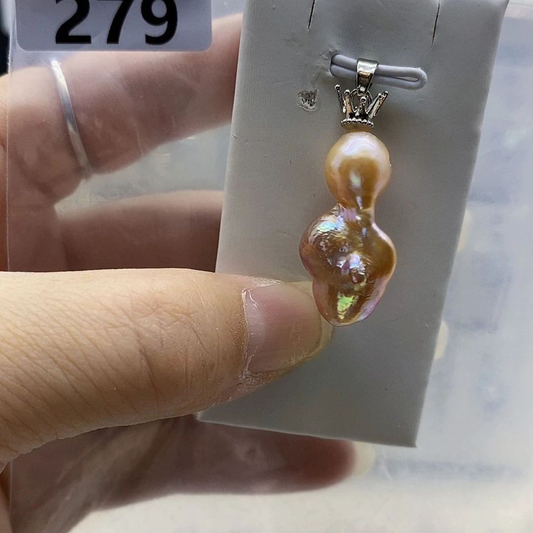 颈饰合金淡水珍珠