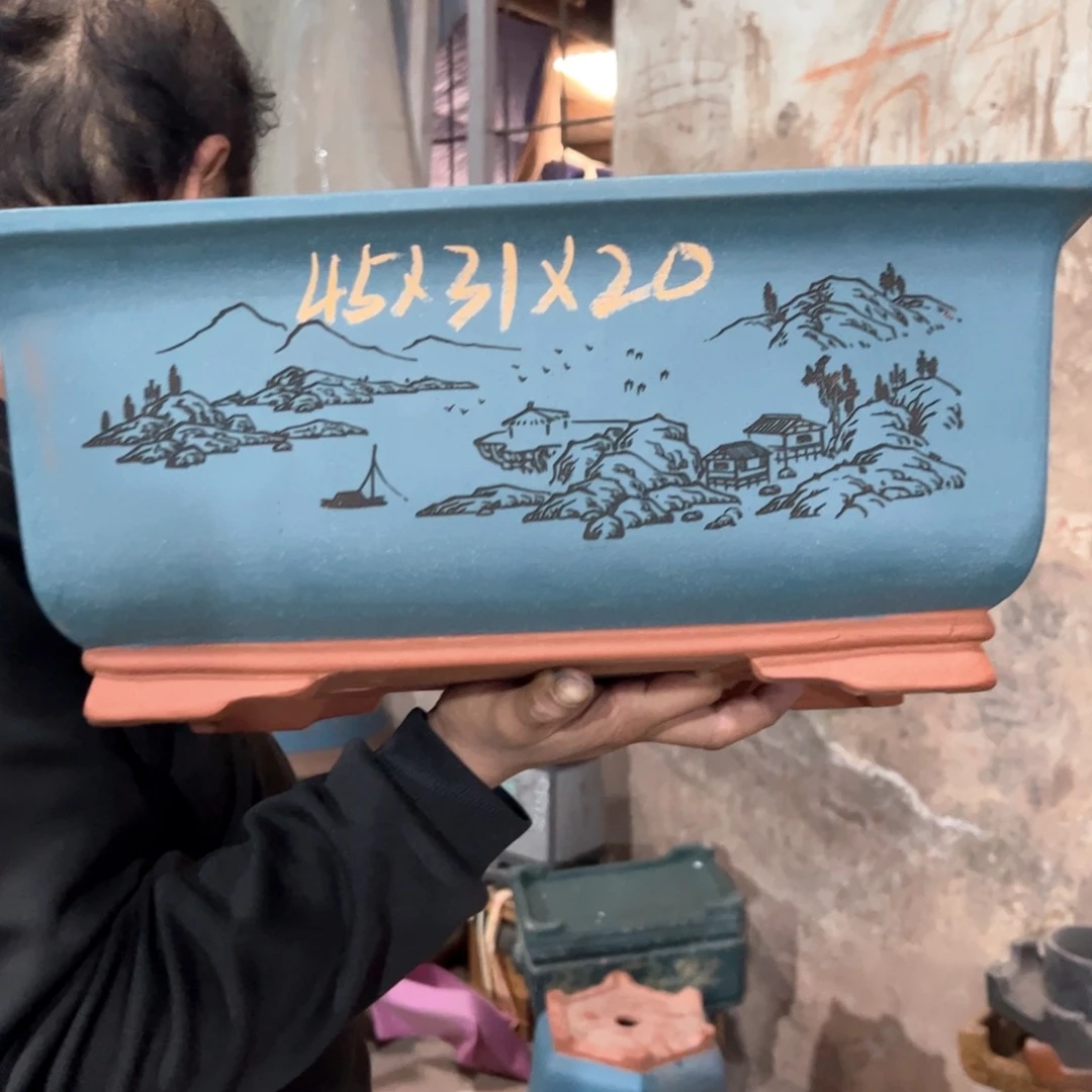 紫砂花盆紫砂花盆