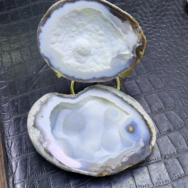 珠宝半成品未镶嵌水晶白软大盆