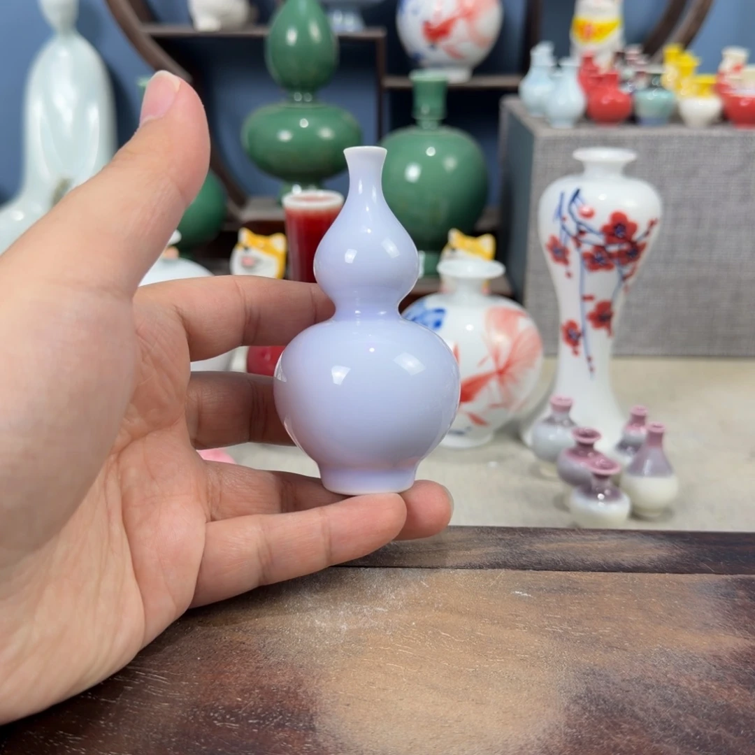 陶瓷手工小花器摆件