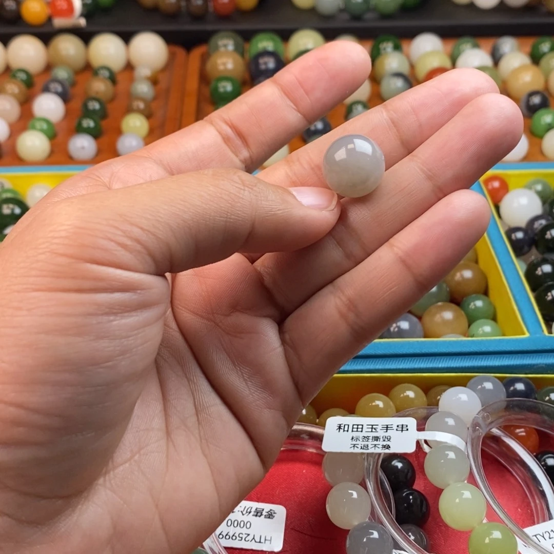 和田玉未镶嵌珠宝奇石卡14烟紫y